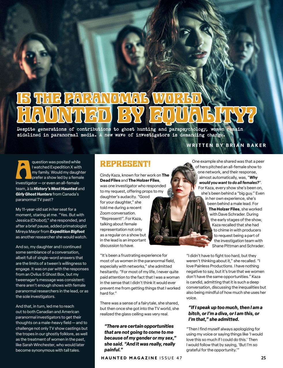 Haunted Magazine Preview Pages