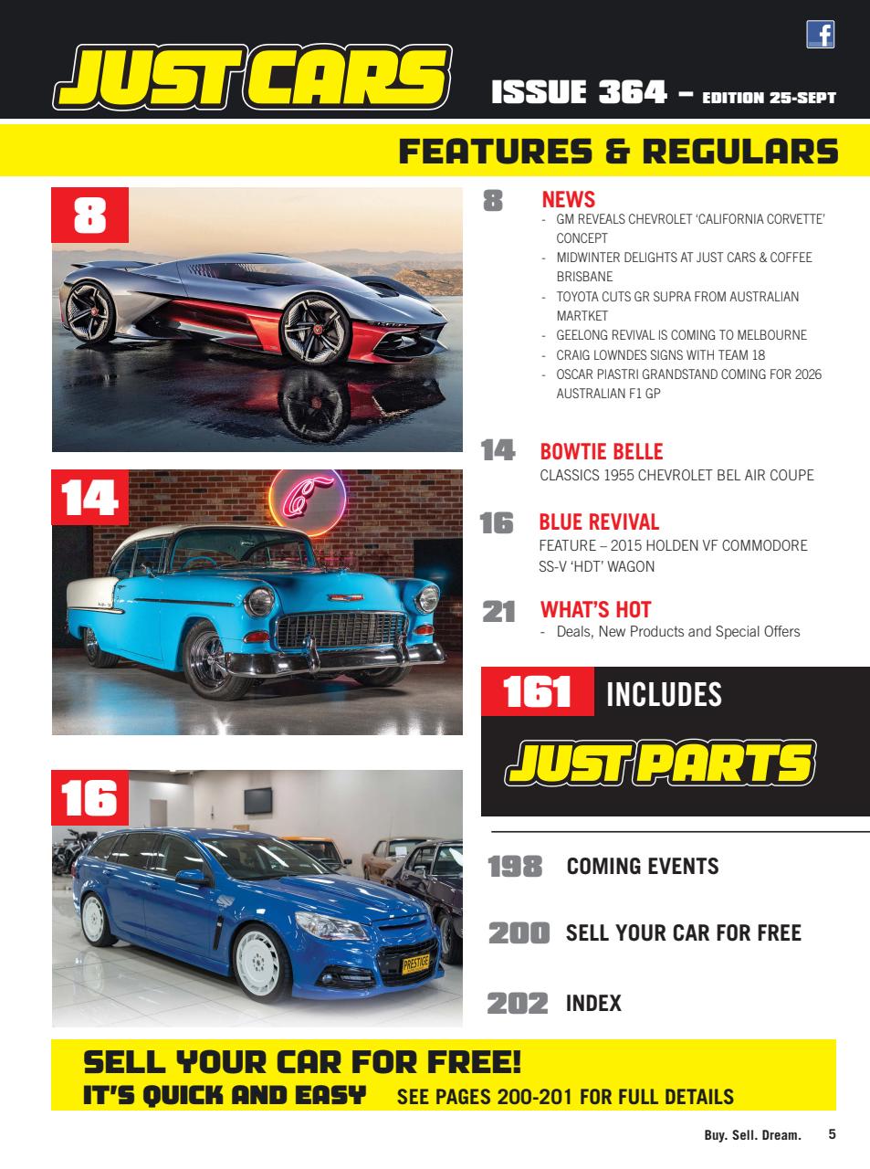 JUST CARS Preview Pages