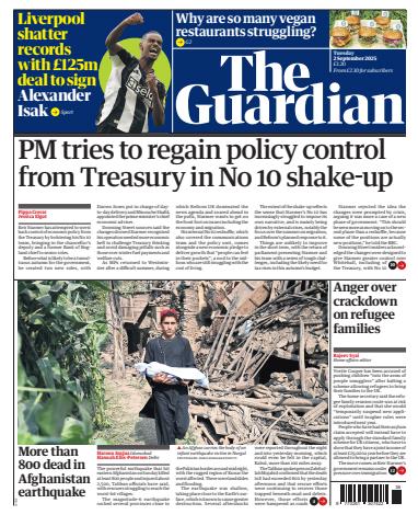 The Guardian Newspaper issue Tuesday, 02 September 2025