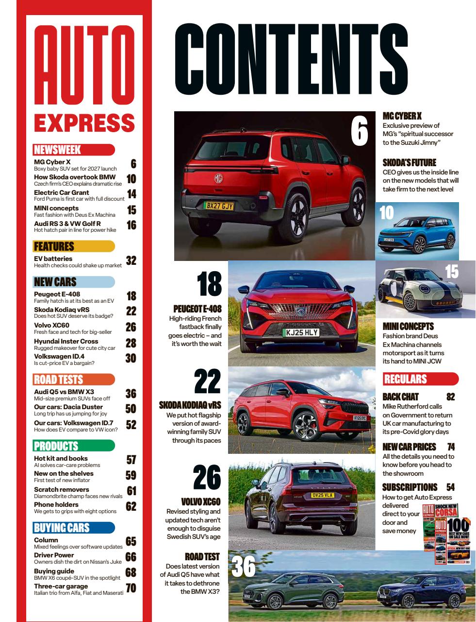 Auto Express Preview Pages