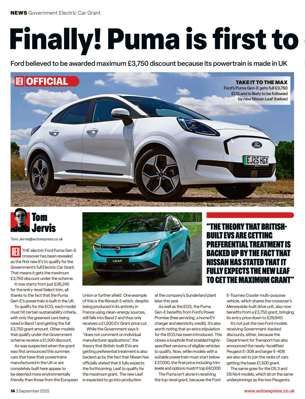 Auto Express Preview Pages