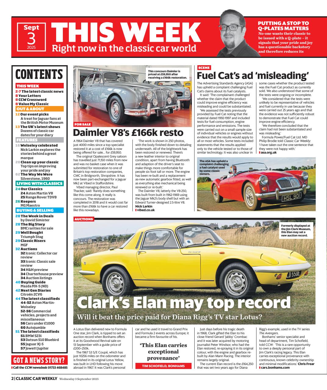Classic Car Weekly Preview Pages
