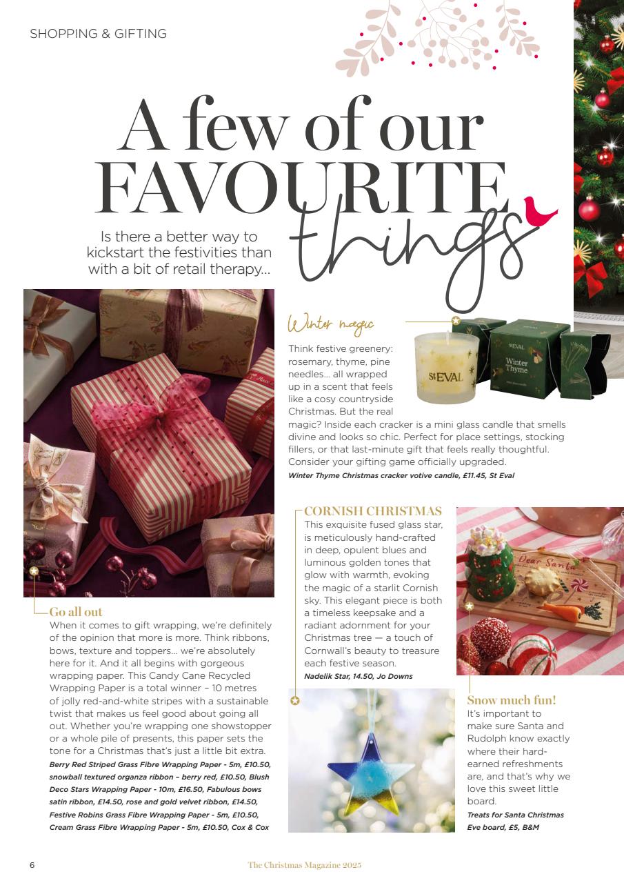 The Christmas Magazine Preview Pages