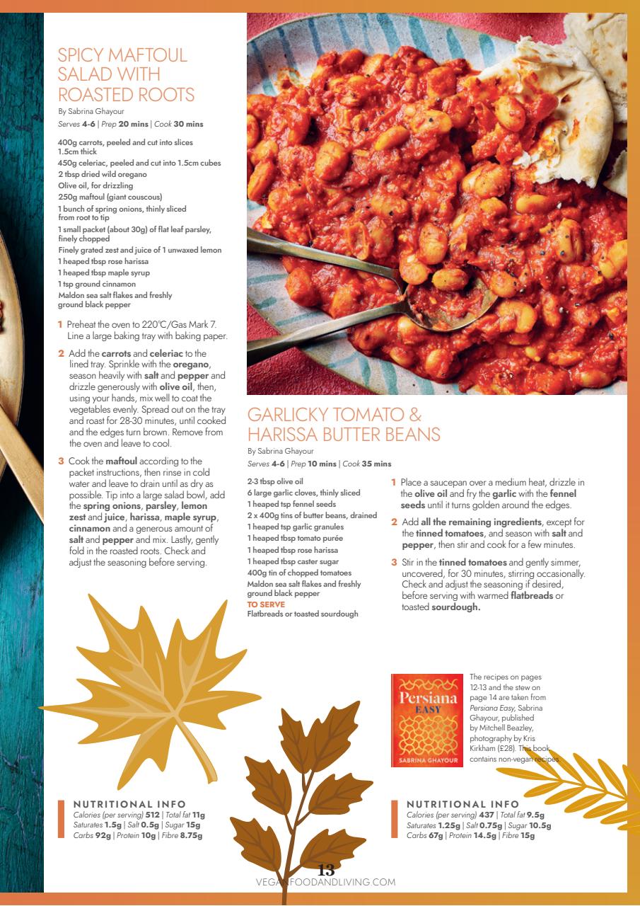 Vegan Food & Living Magazine Preview Pages