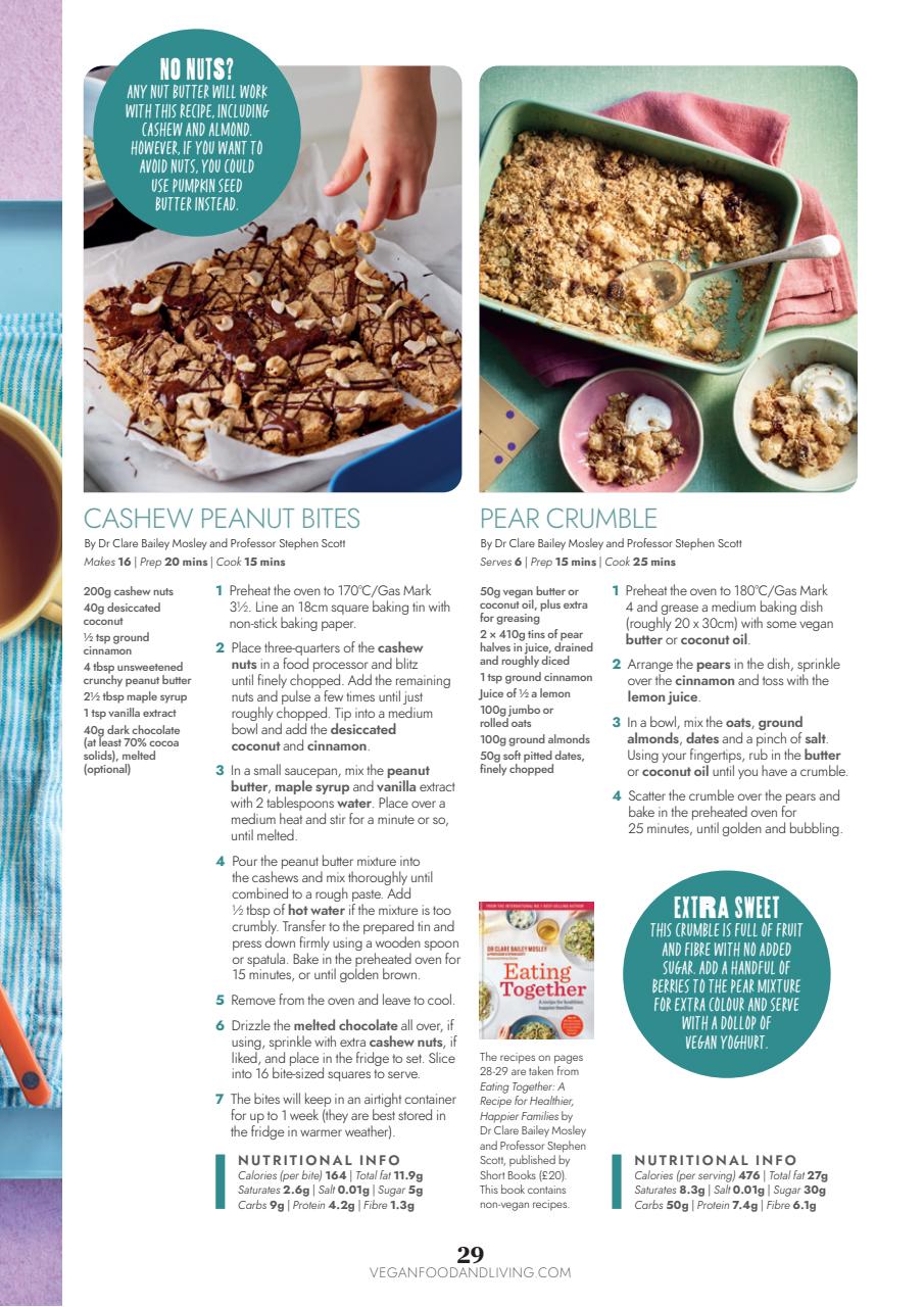 Vegan Food & Living Magazine Preview Pages