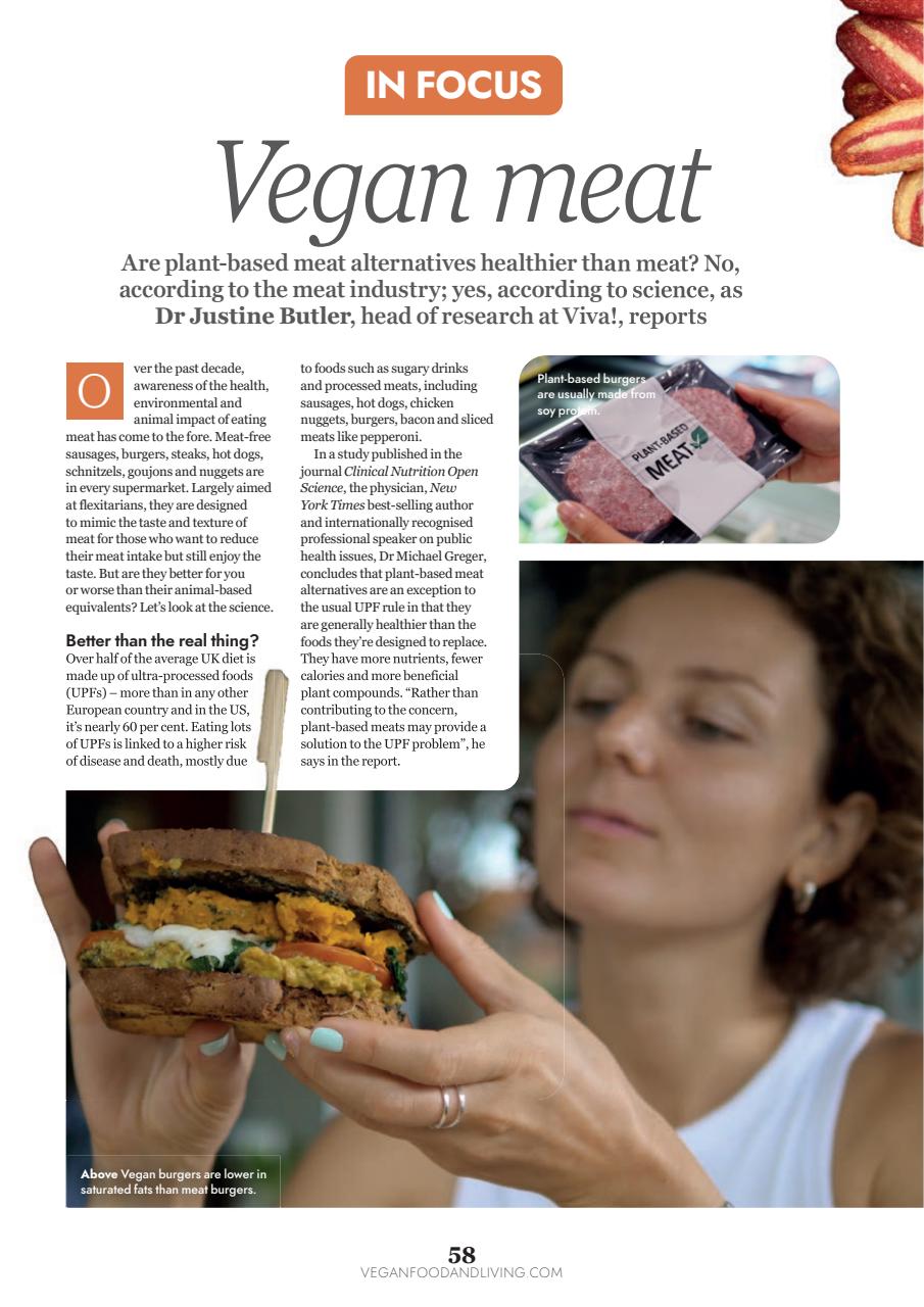 Vegan Food & Living Magazine Preview Pages