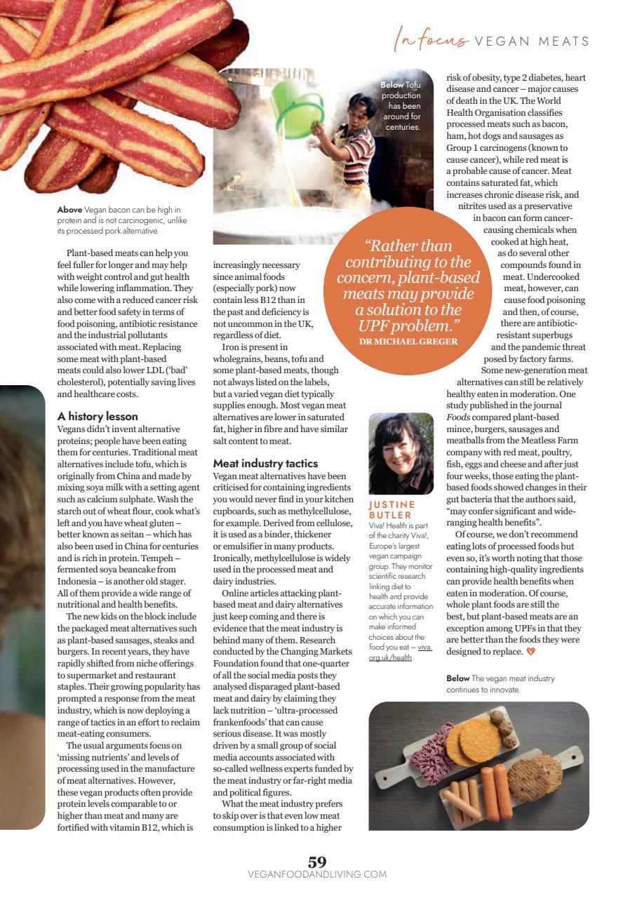 Vegan Food & Living Magazine Preview Pages