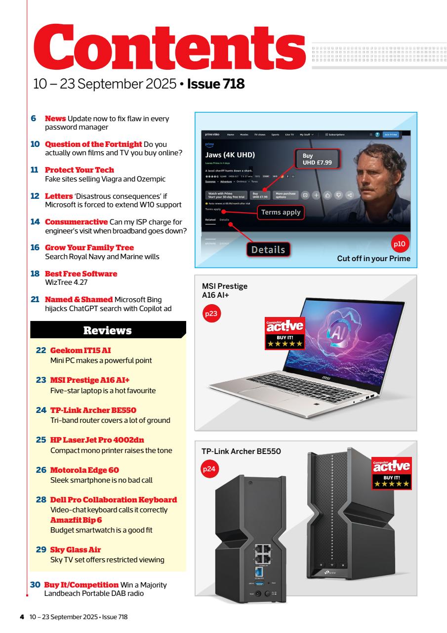 Computer Active Preview Pages