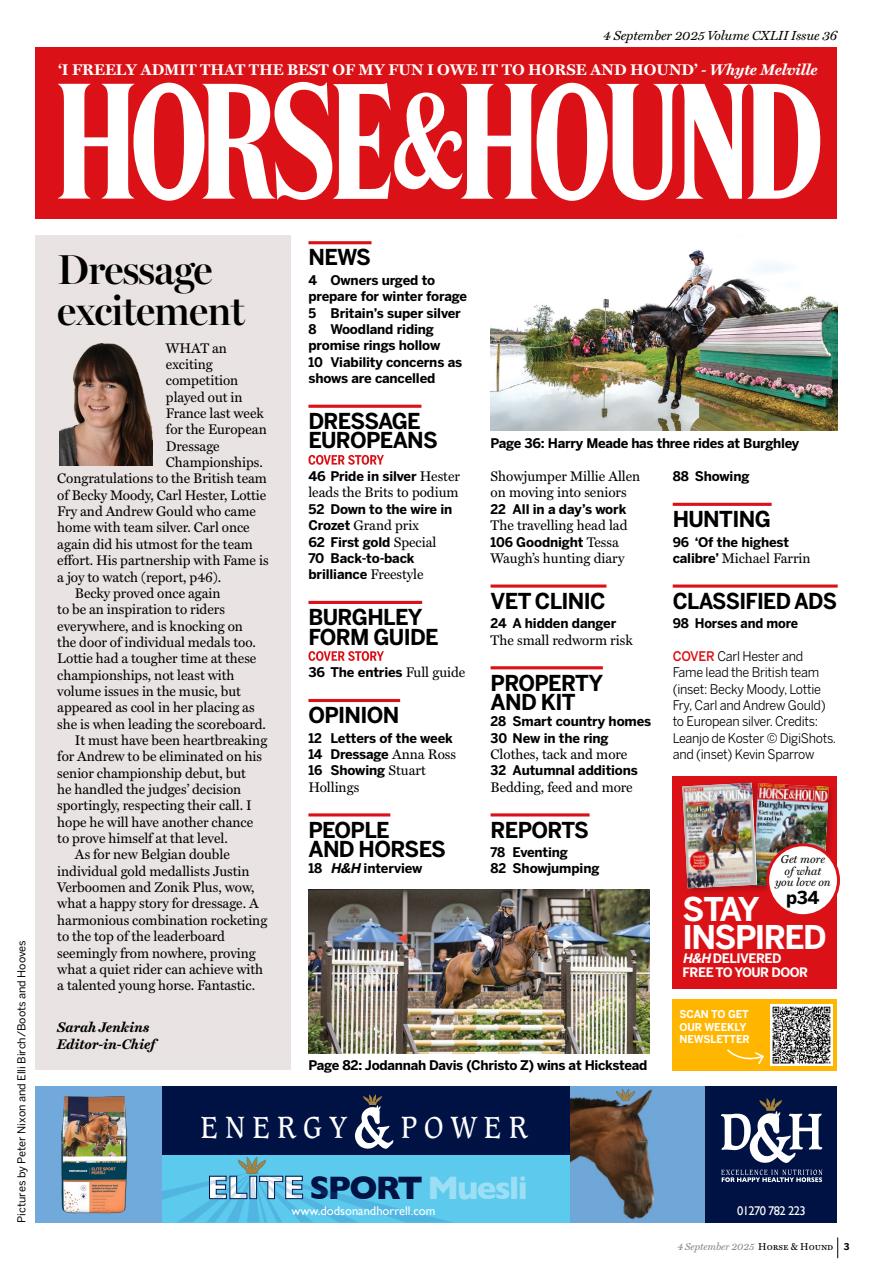 Horse & Hound Preview Pages