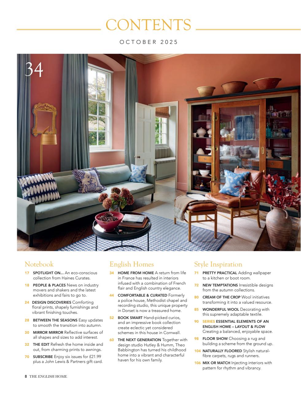 The English Home Preview Pages