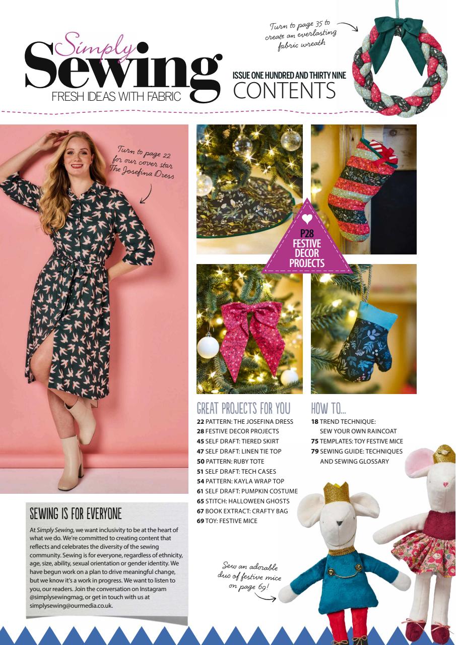 Simply Sewing Preview Pages