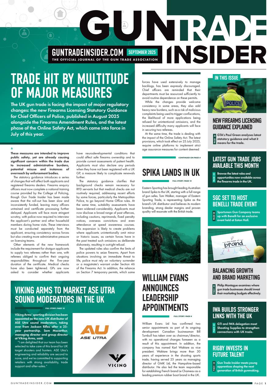 Gun Trade Insider Preview Pages