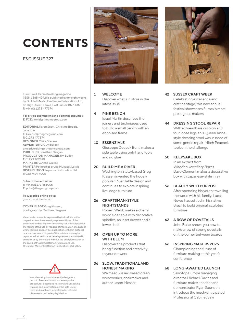 Furniture & Cabinetmaking Preview Pages