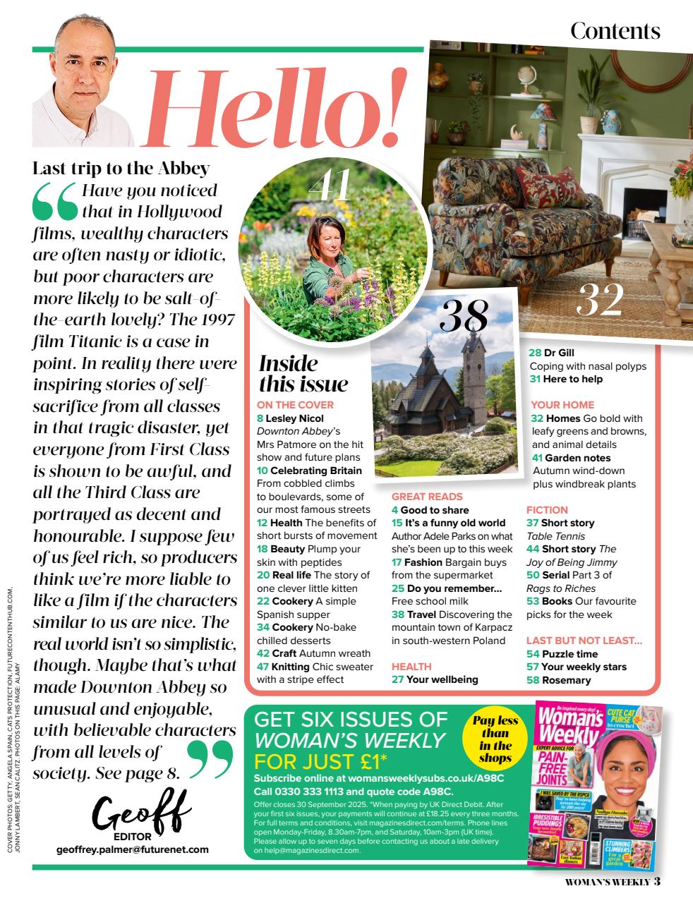 Woman's Weekly Preview Pages