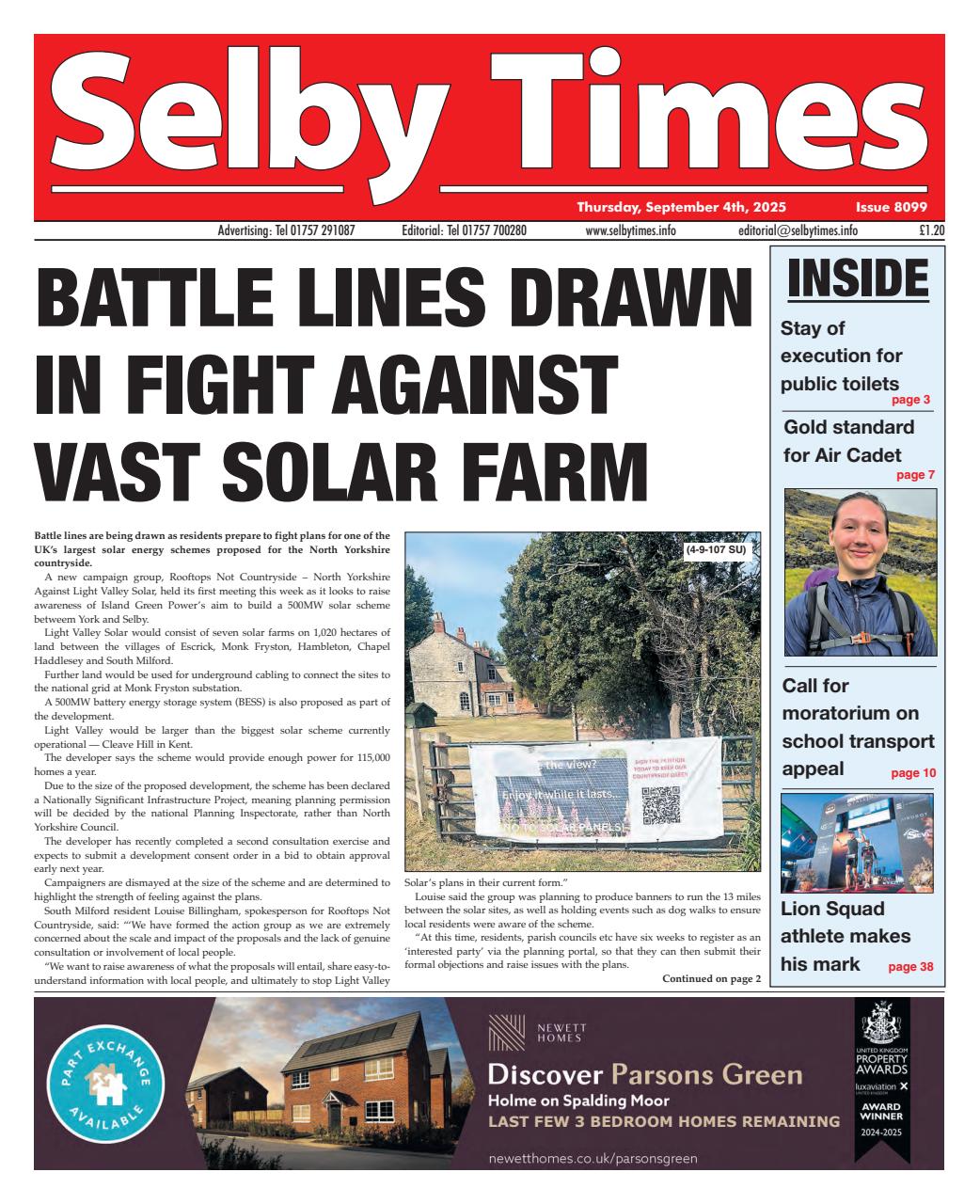 Selby Times Preview Pages
