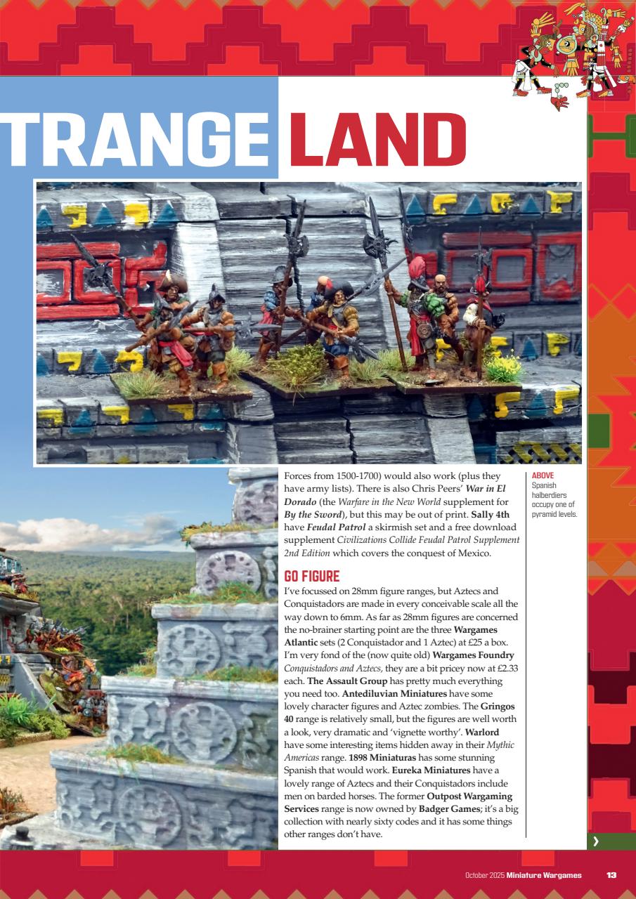 Miniature Wargames Preview Pages