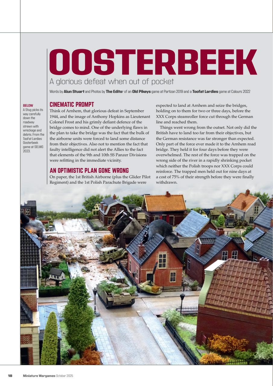 Miniature Wargames Preview Pages