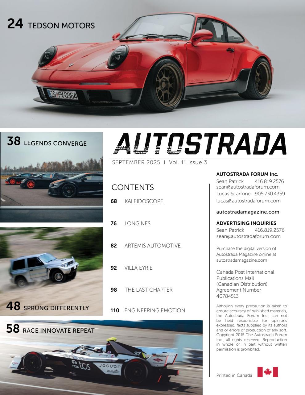 Autostrada Magazine Preview Pages