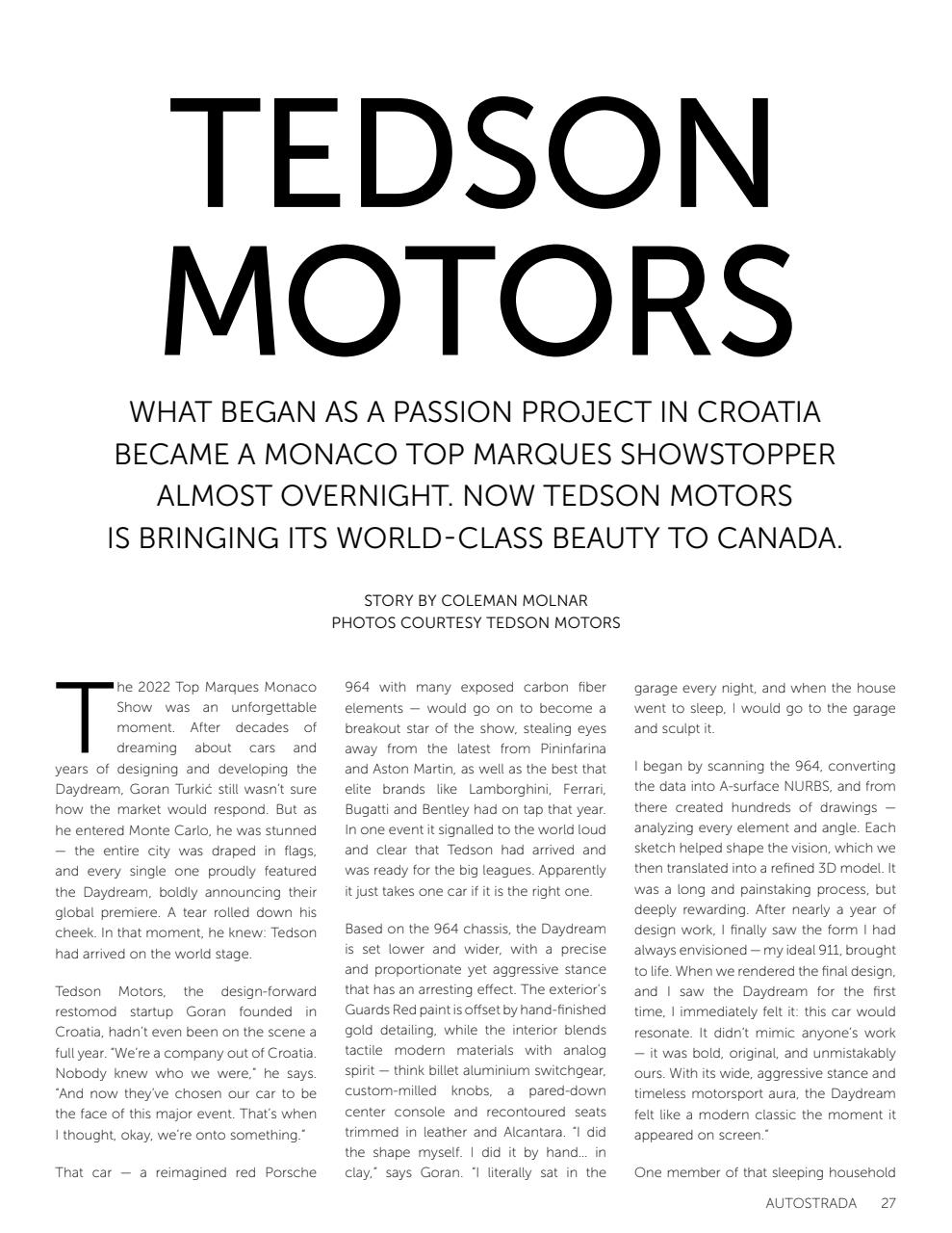 Autostrada Magazine Preview Pages