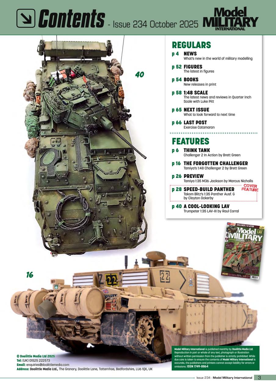 Military Modelling International Magazine Preview Pages