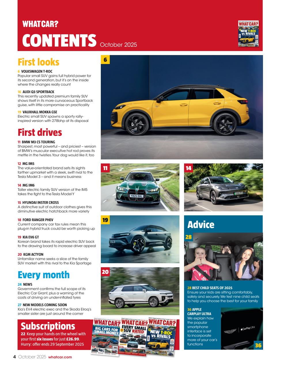 What Car? Preview Pages