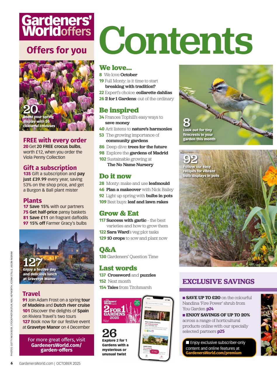 BBC Gardeners’ World Magazine Preview Pages