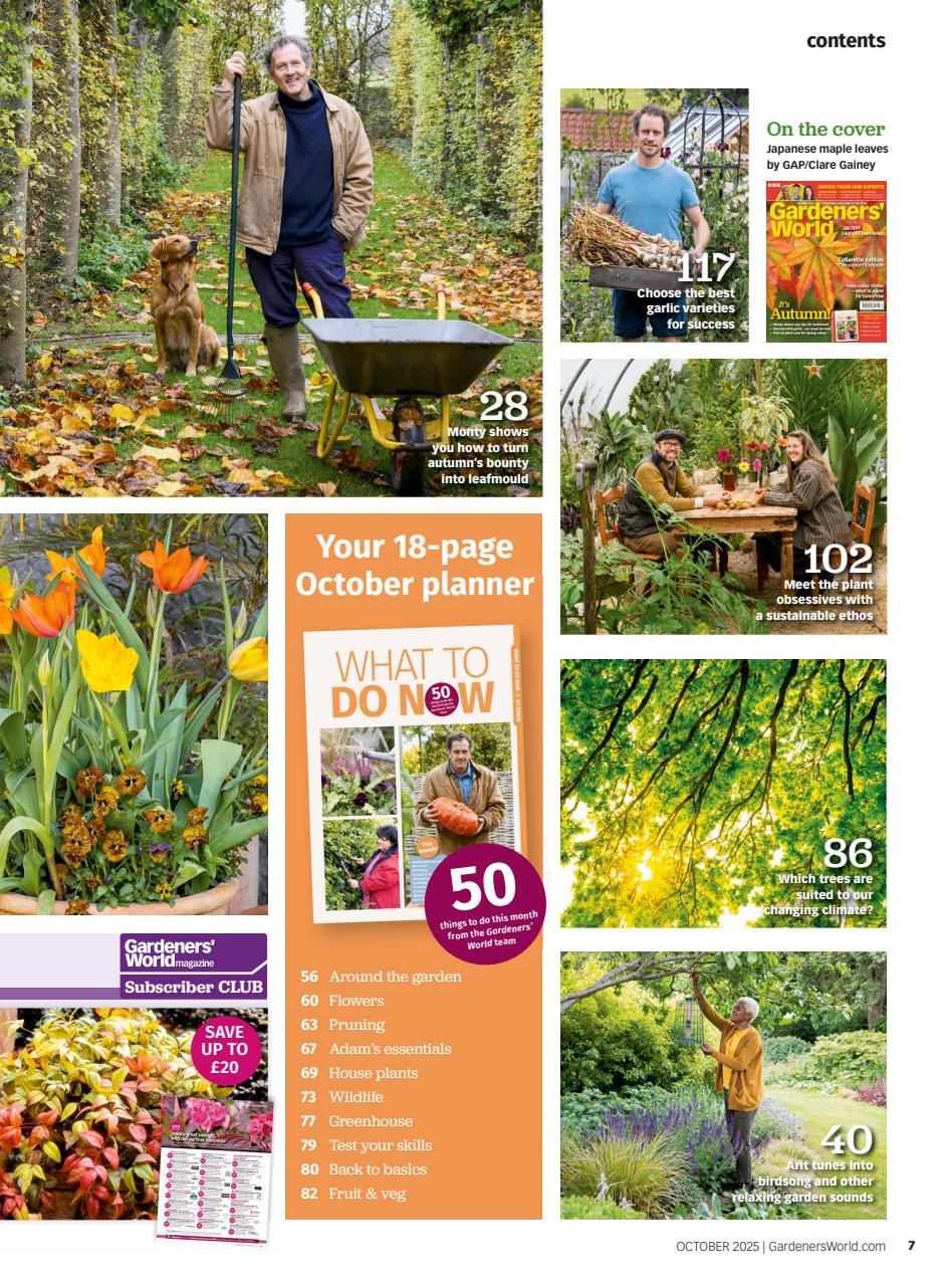 BBC Gardeners’ World Magazine Preview Pages