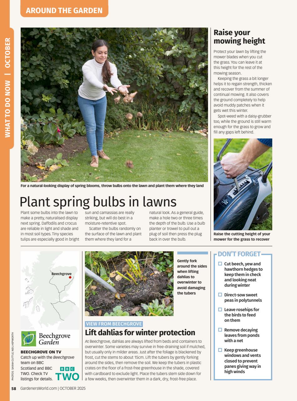 BBC Gardeners’ World Magazine Preview Pages