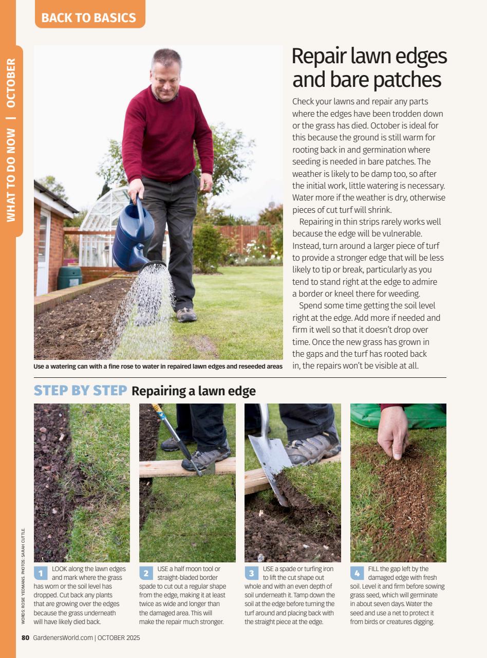 BBC Gardeners’ World Magazine Preview Pages