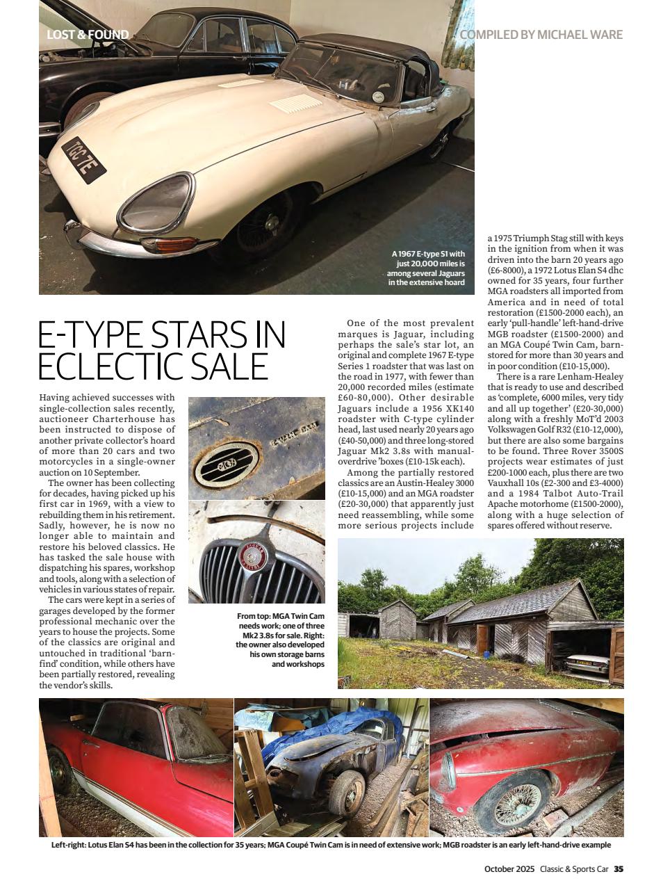 Classic & Sports Car Preview Pages