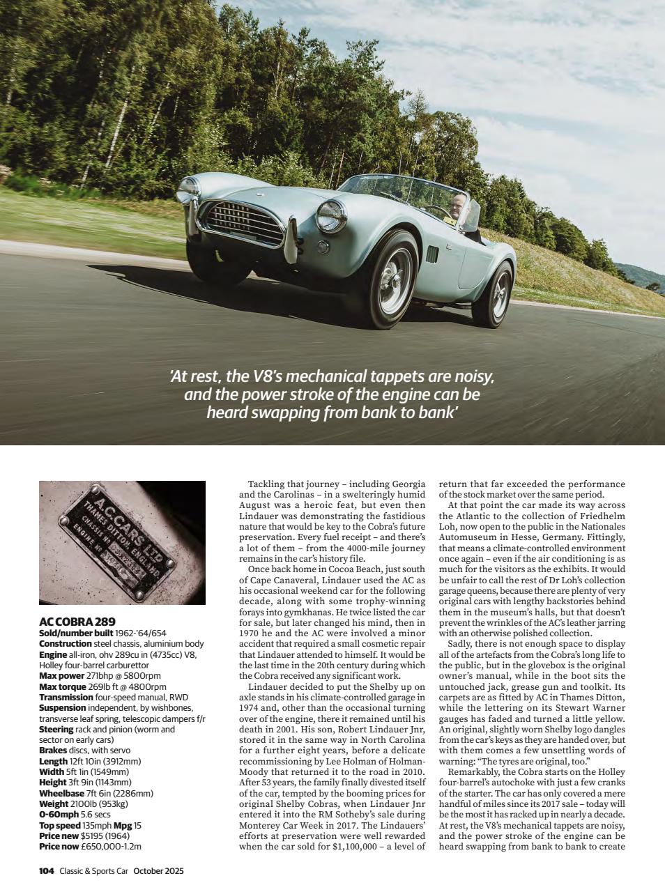 Classic & Sports Car Preview Pages