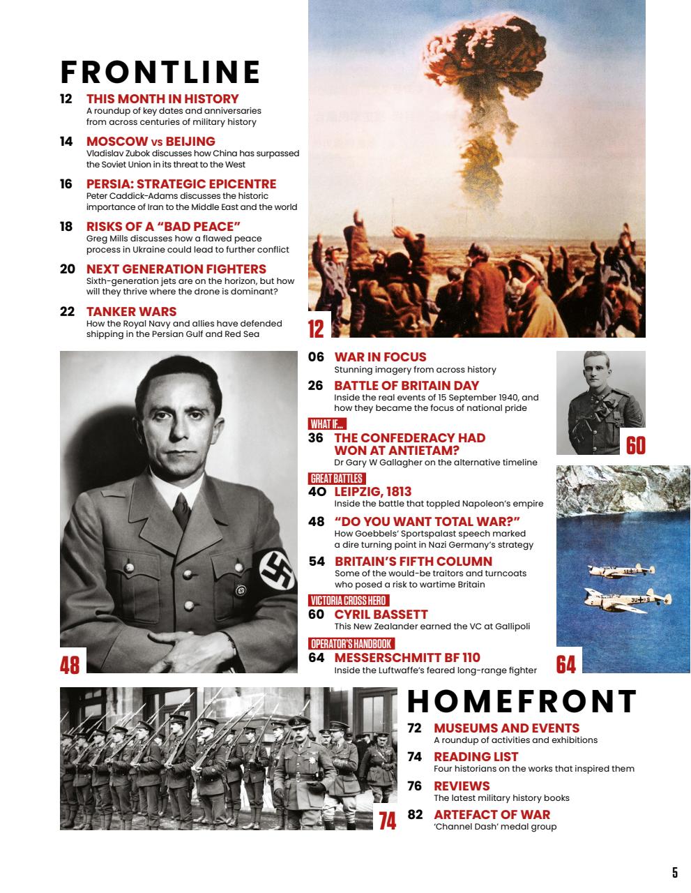 History of War Preview Pages