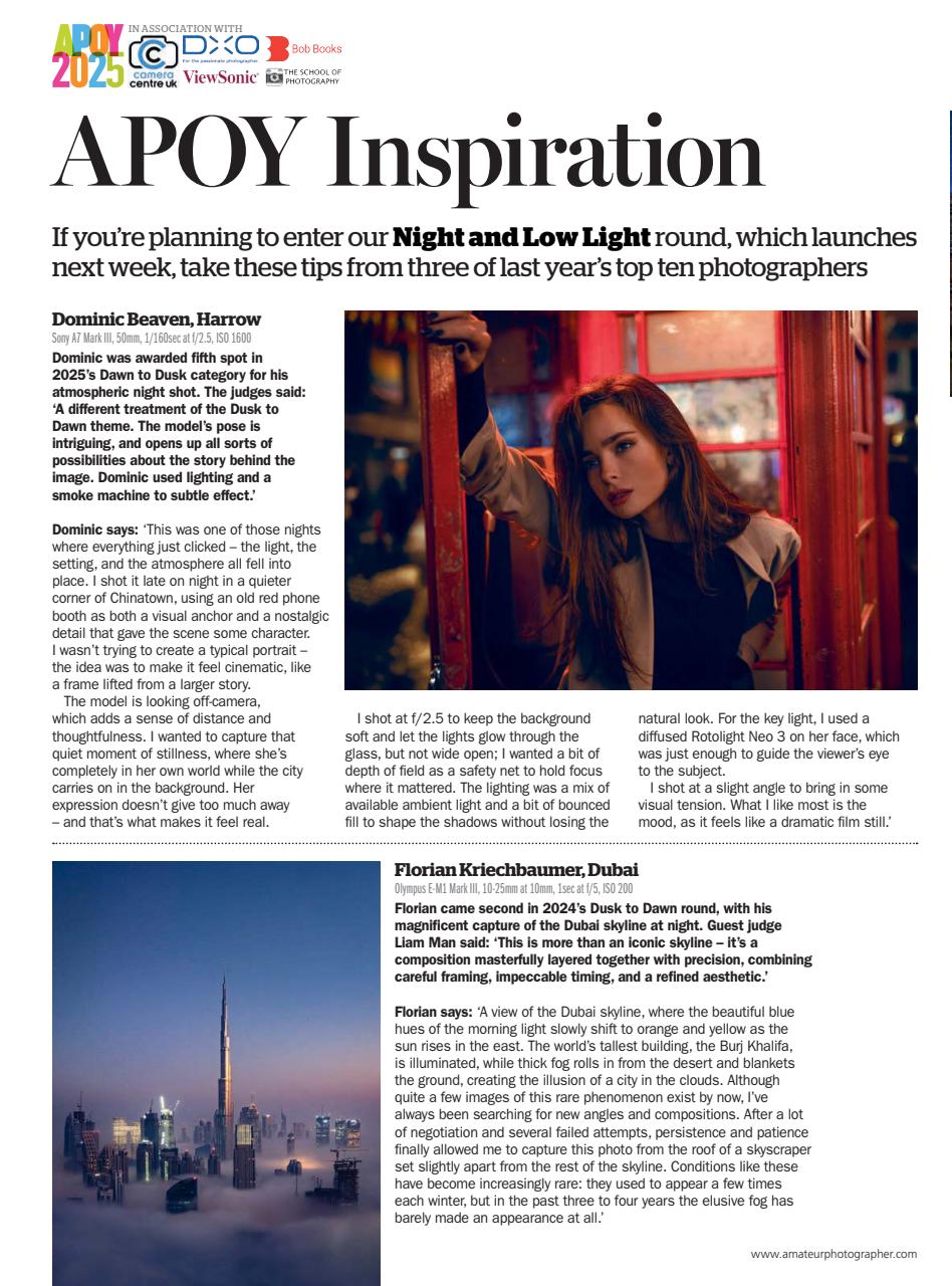 Amateur Photographer Preview Pages