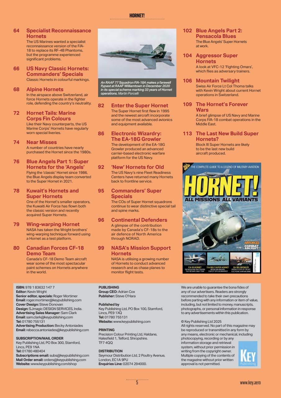 Combat Aircraft Journal Preview Pages