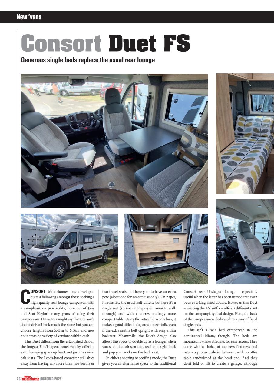 What Motorhome magazine Preview Pages
