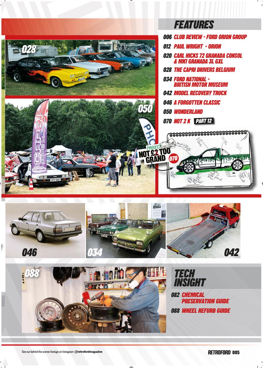 Retro Ford Preview Pages