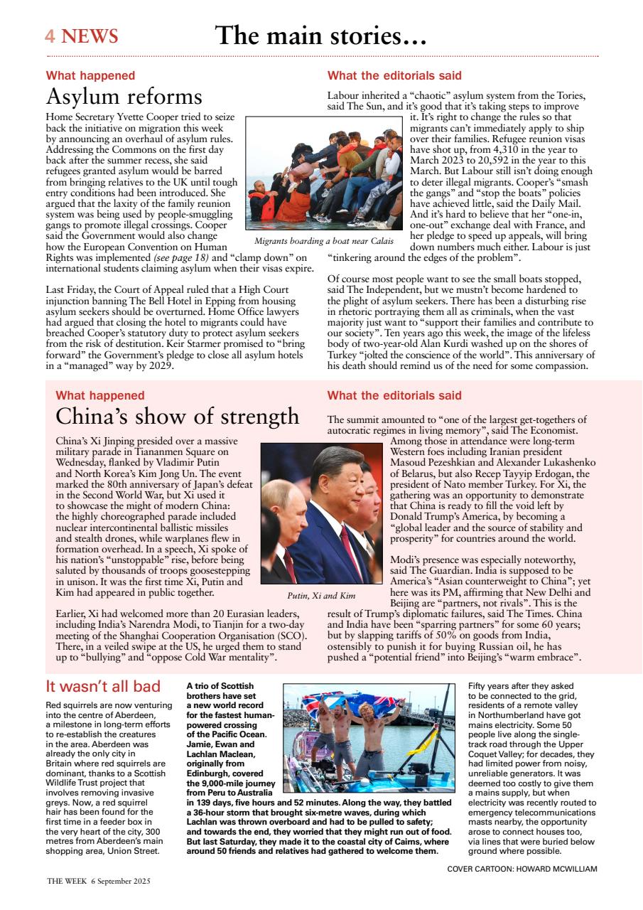 The Week Preview Pages