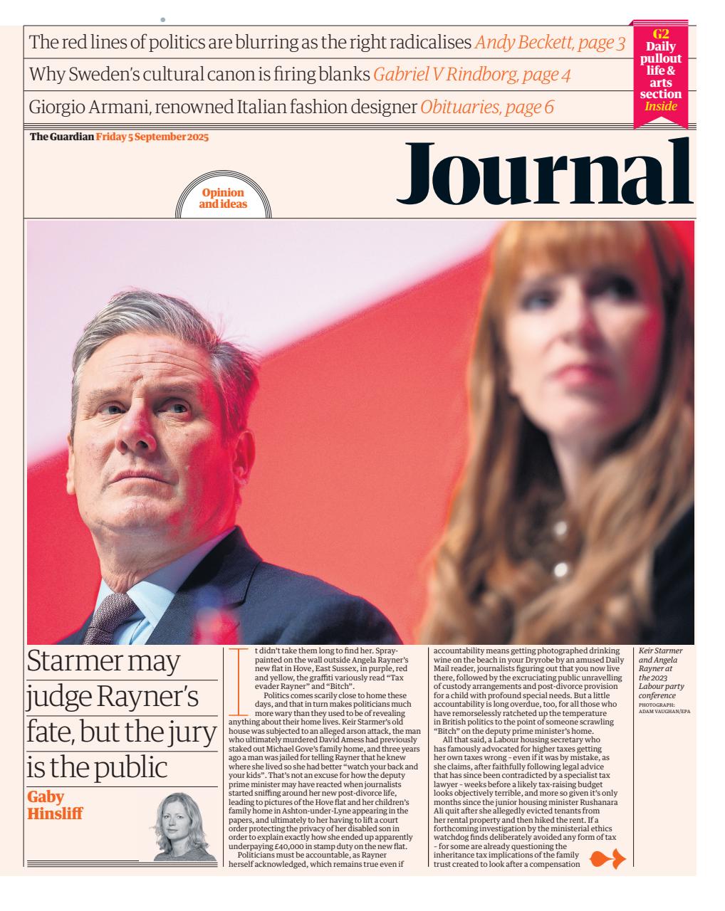 The Guardian Newspaper Preview Pages