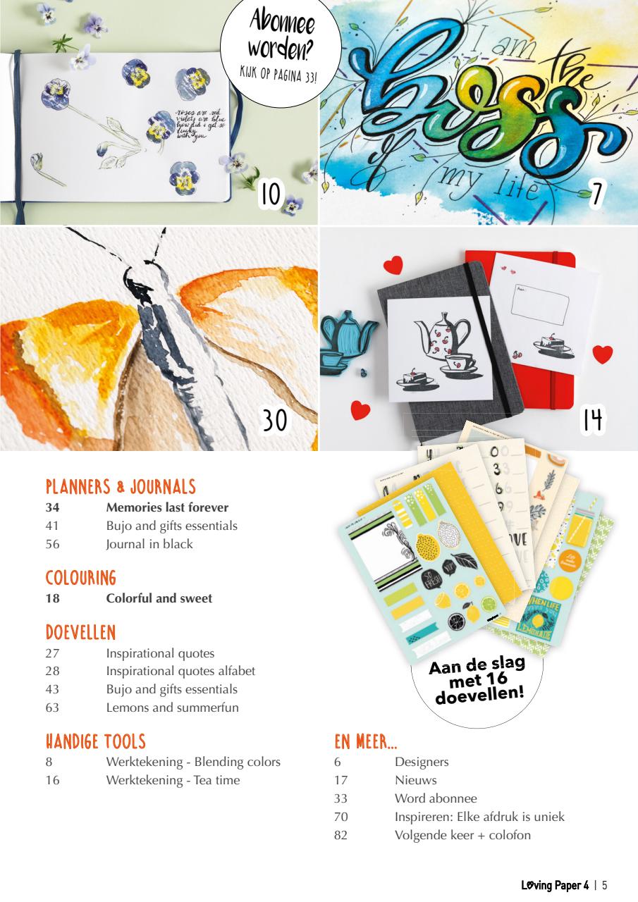 Loving Paper Preview Pages