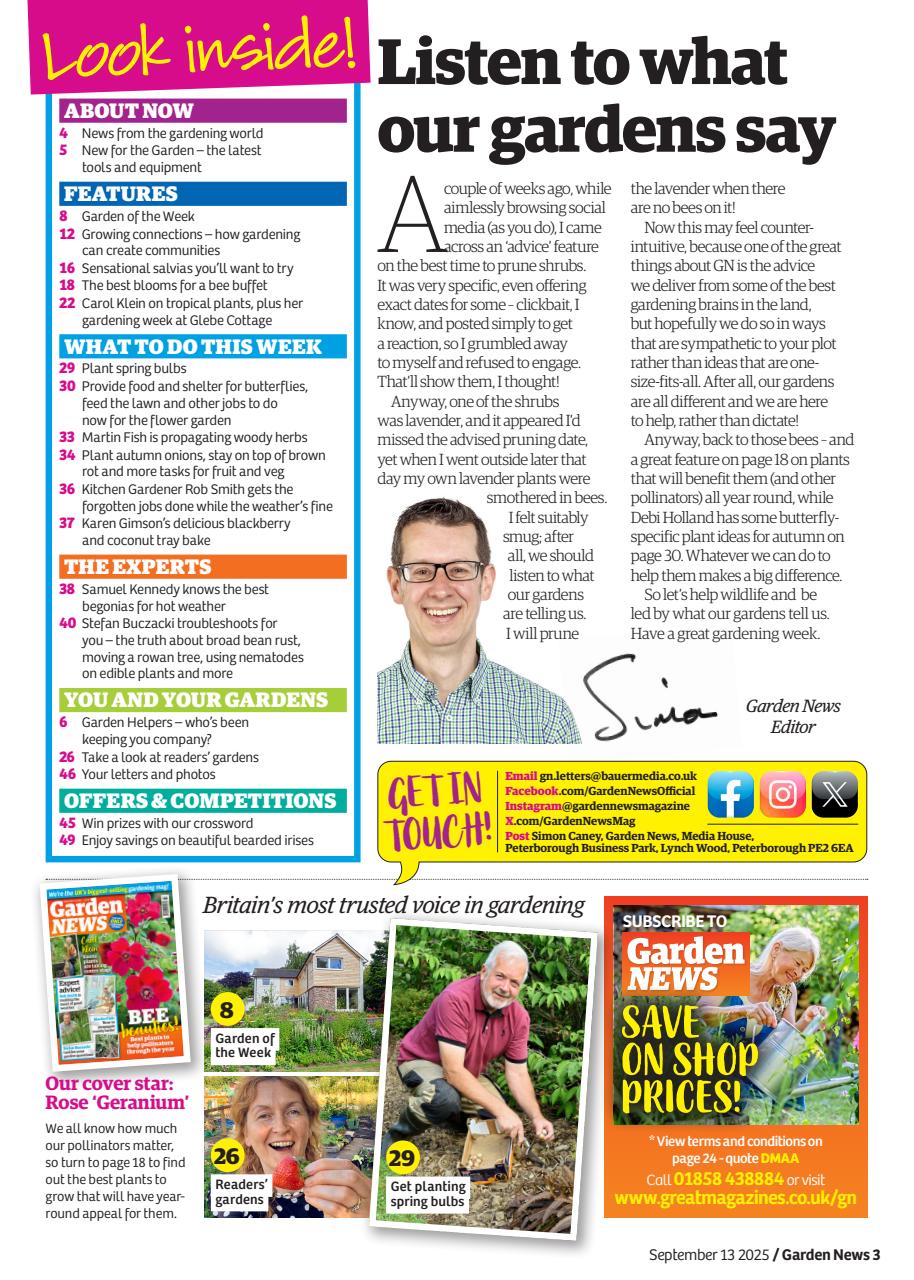 Garden News Preview Pages