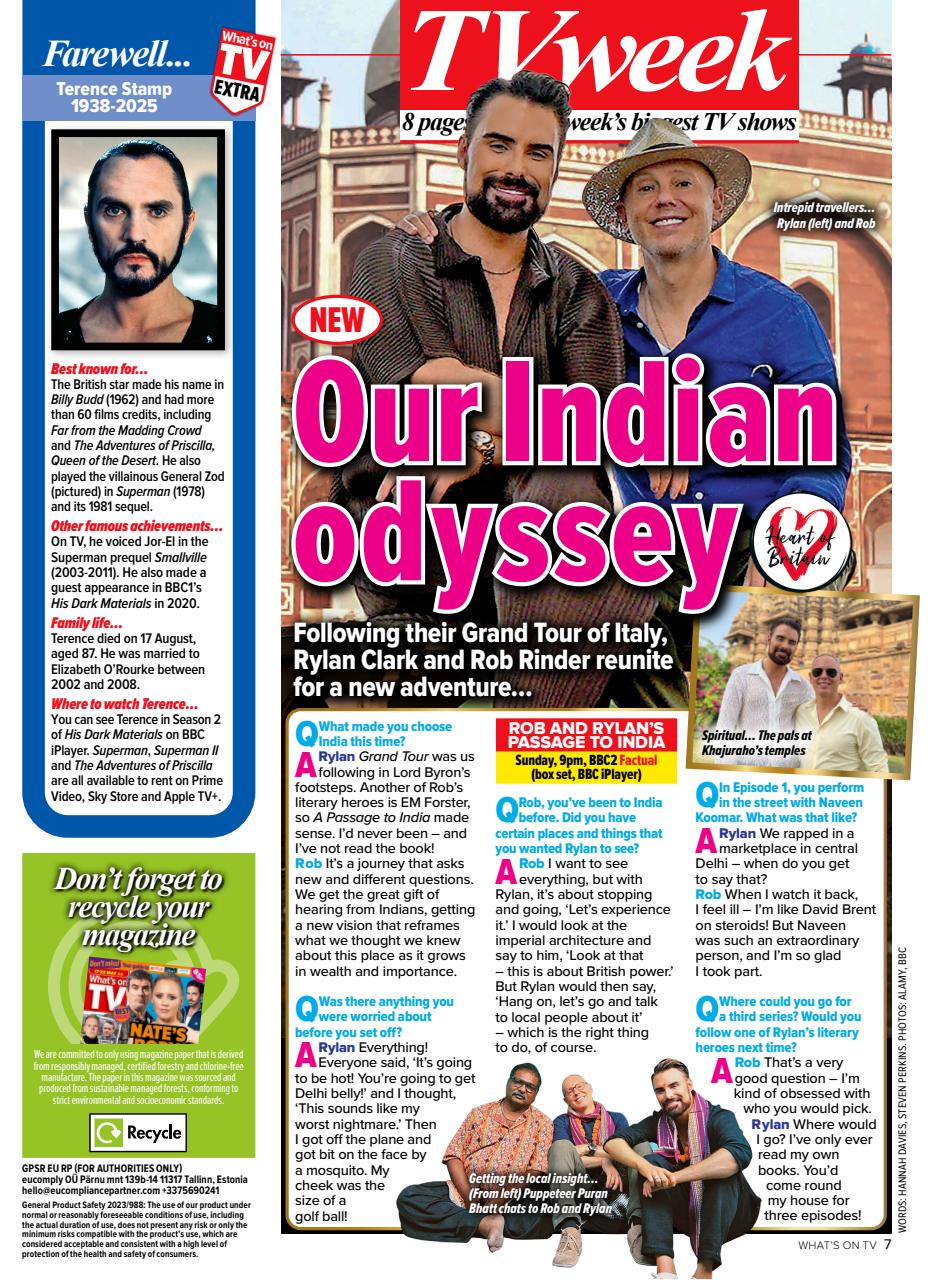 What's on TV Preview Pages