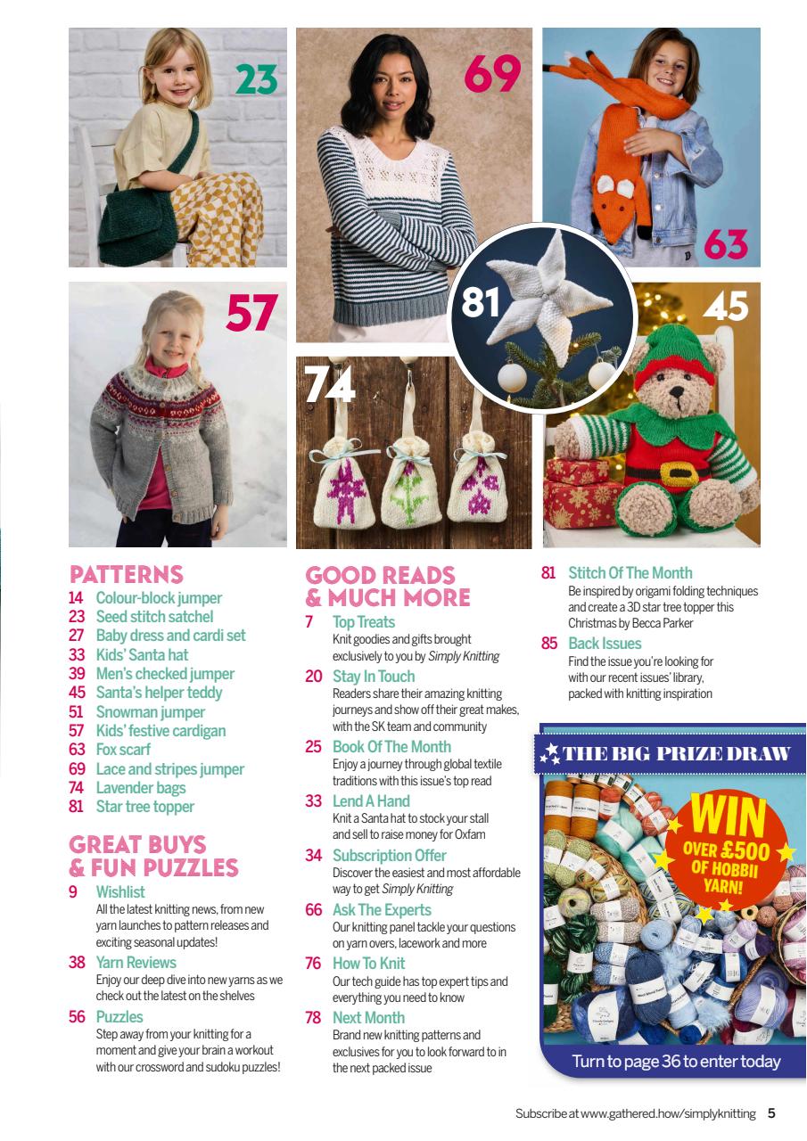 Simply Knitting Preview Pages