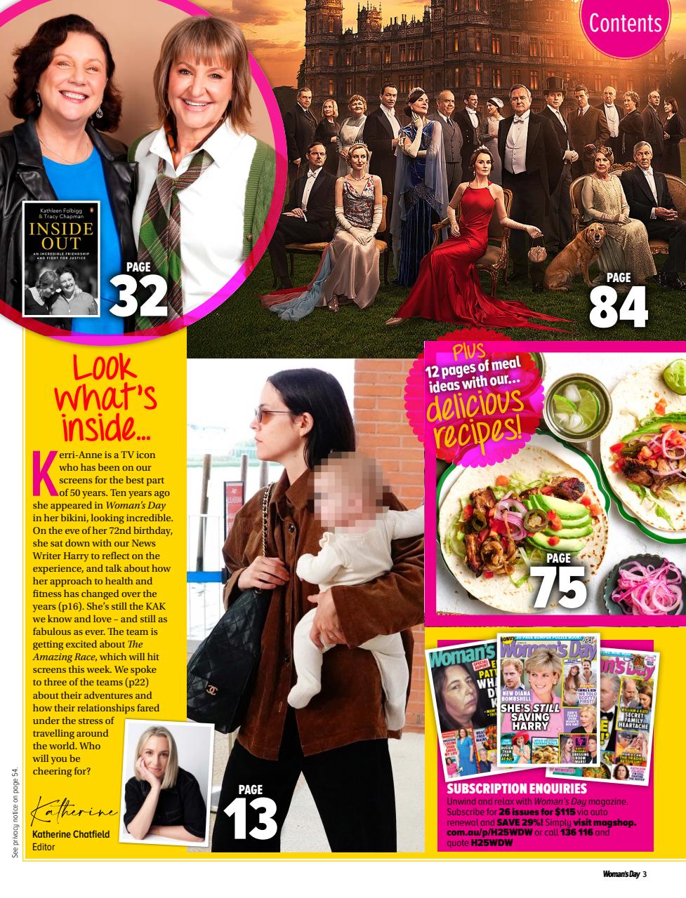 Woman's Day Australia Preview Pages