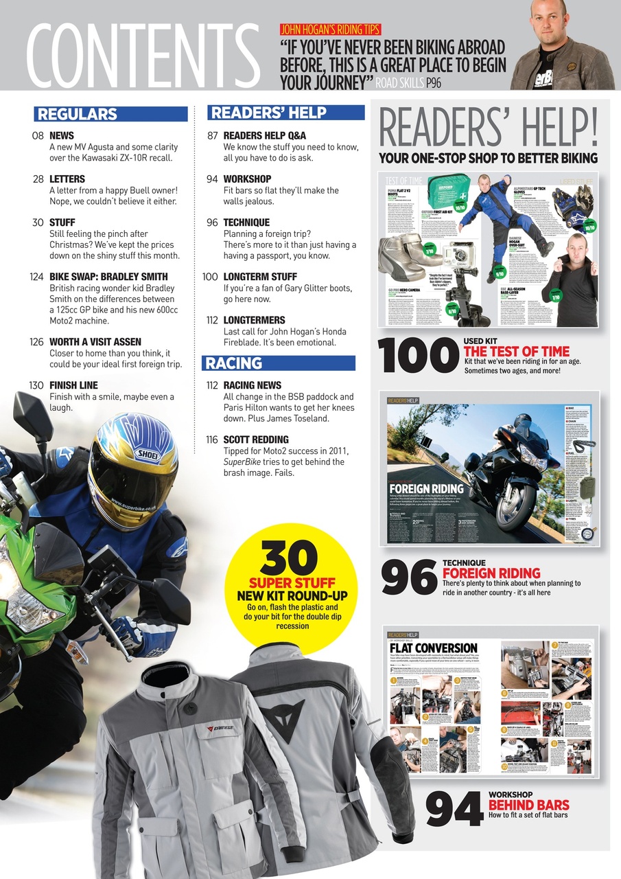 Superbike Magazine Preview Pages