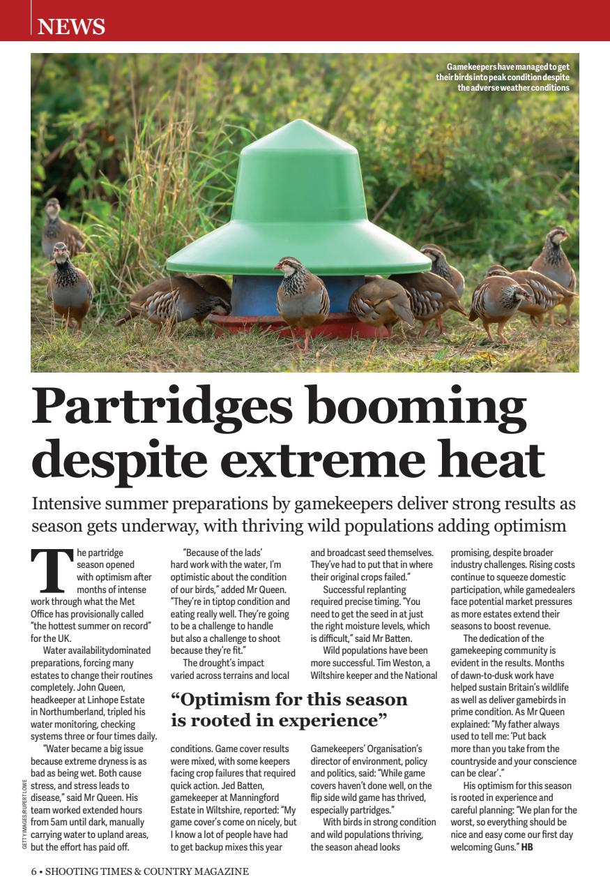 Shooting Times & Country Preview Pages