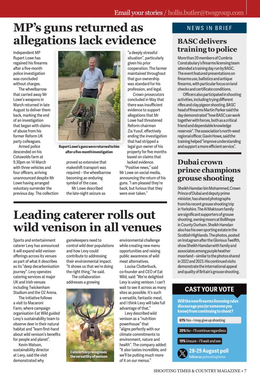 Shooting Times & Country Preview Pages