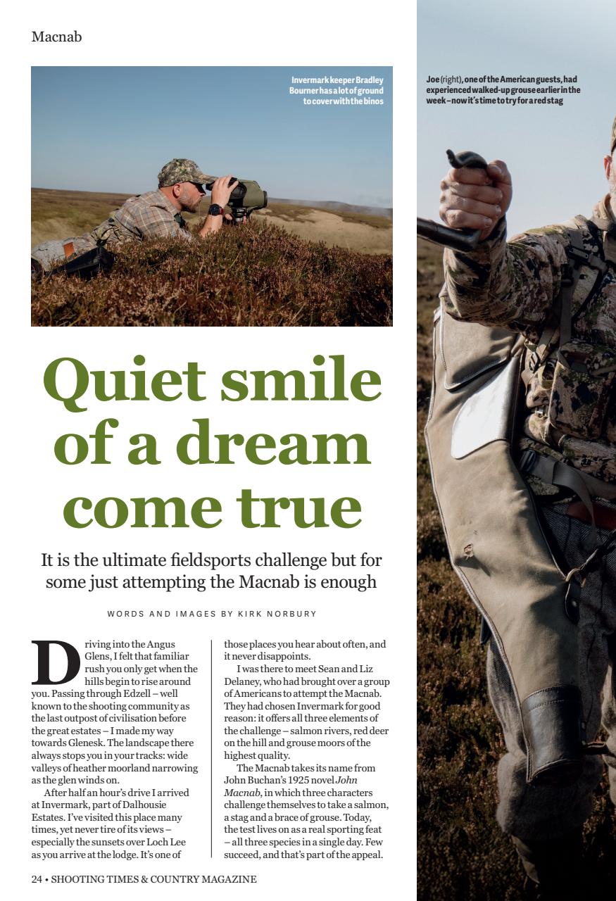 Shooting Times & Country Preview Pages