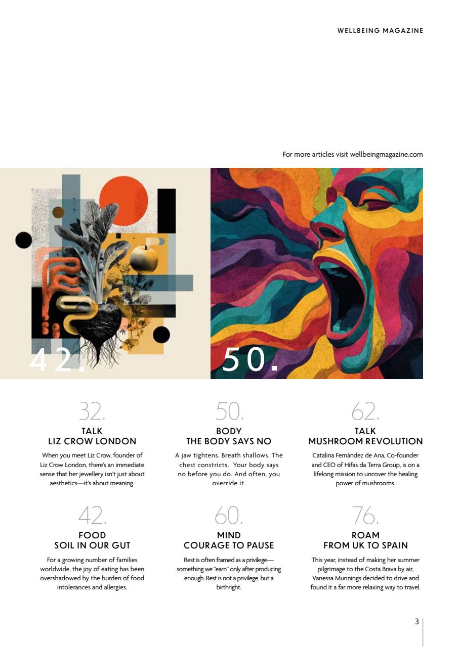 Wellbeing Magazine Preview Pages