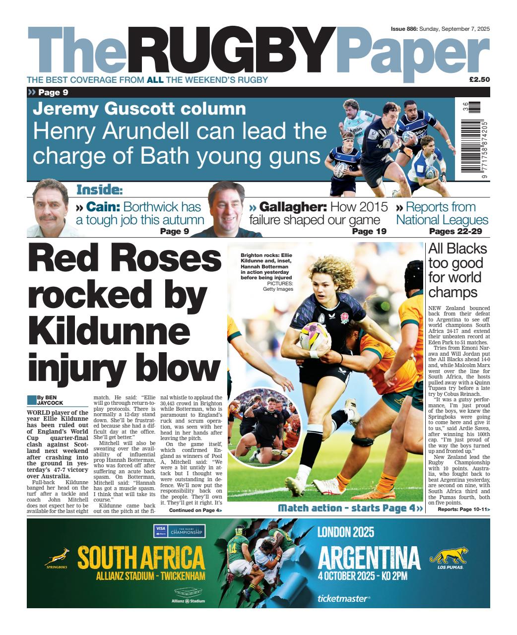The Rugby Paper Preview Pages