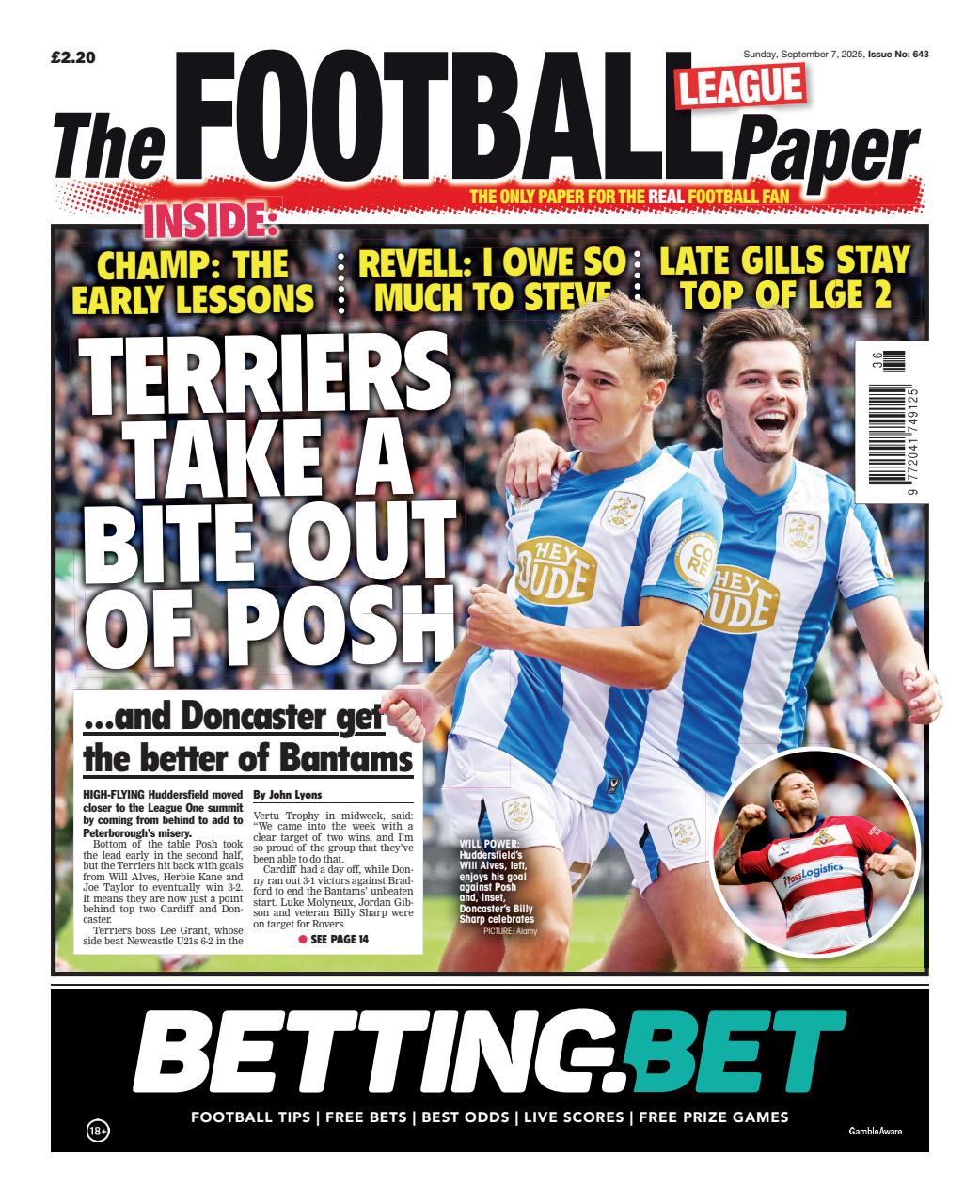 The Football League Paper Preview Pages